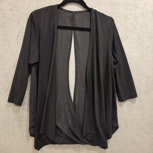 Sheer Open Front Lightweight Cardigan Women's Summer Sheer Casual Office